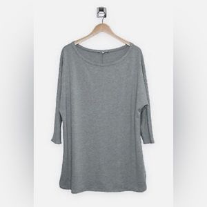 The Vanity Room Women’s Tunic Gray Oversized Dress Size Medium (8-10) NWT